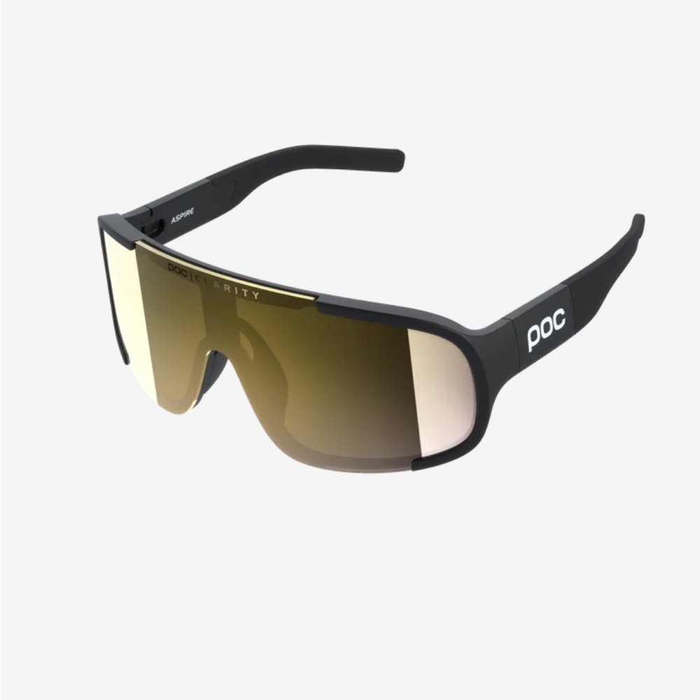 POC Aspire Bike Sunglasses Uranium Black